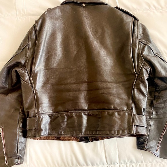 Schott Perfecto Vintage Men’s Moto Jacket - Picture 4 of 8